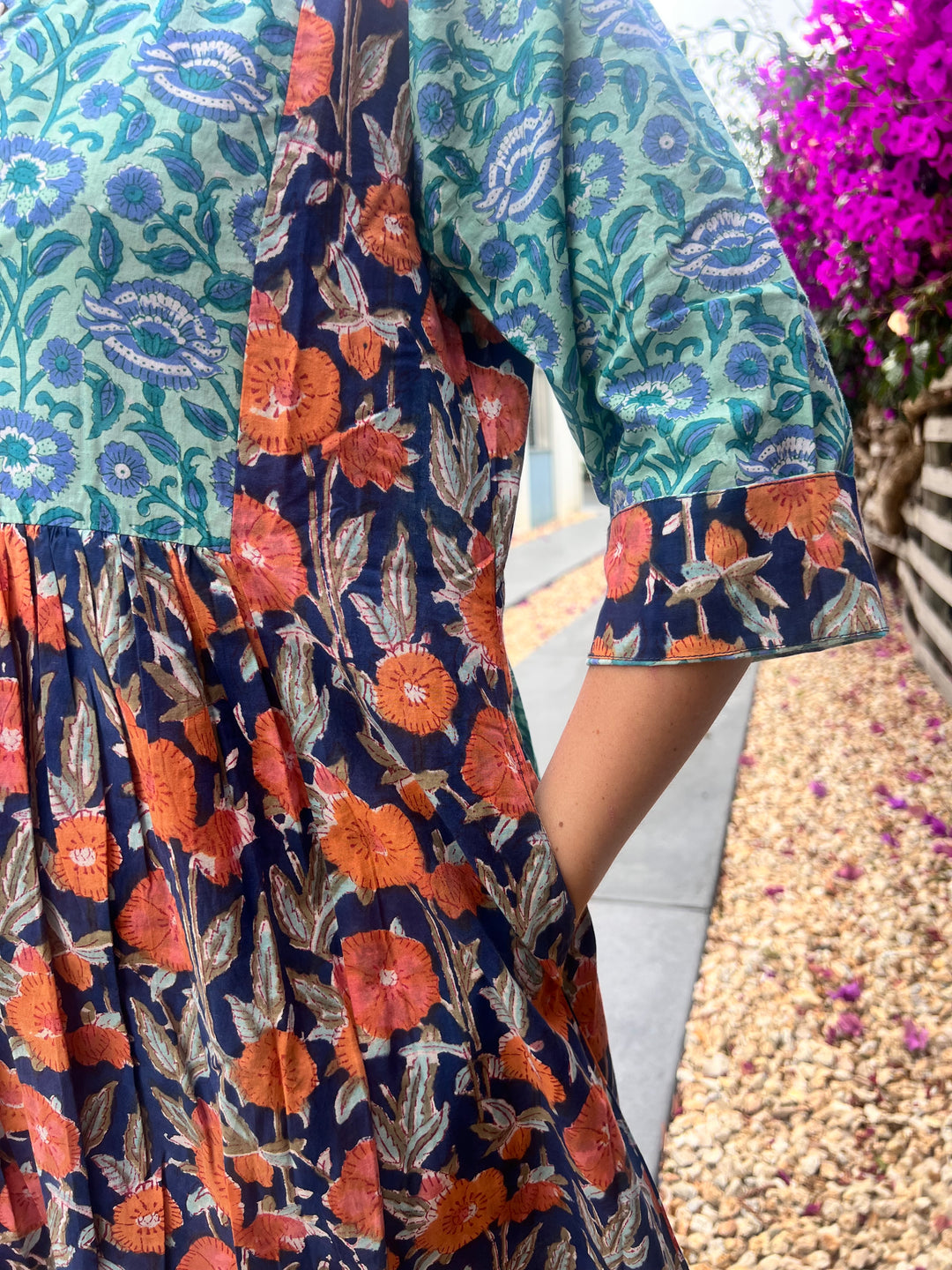 Saffron Dress ~ Blue