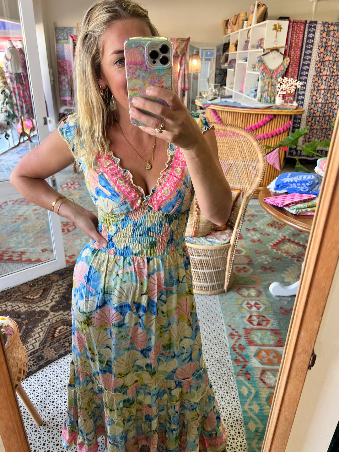 Dulcie Dress ~ Ginko gold fleck ✨