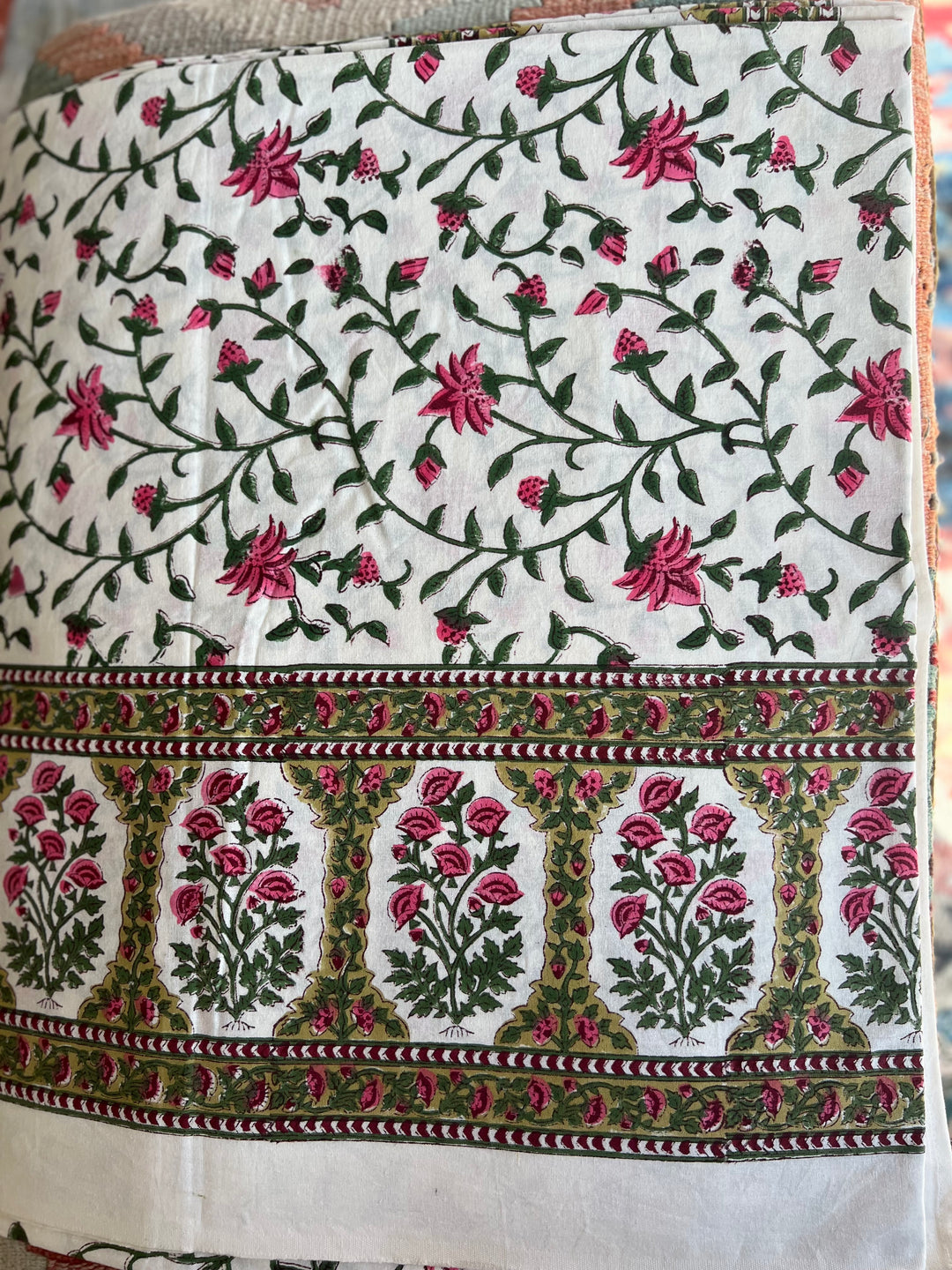 Wild bloom bed spread ~ rose