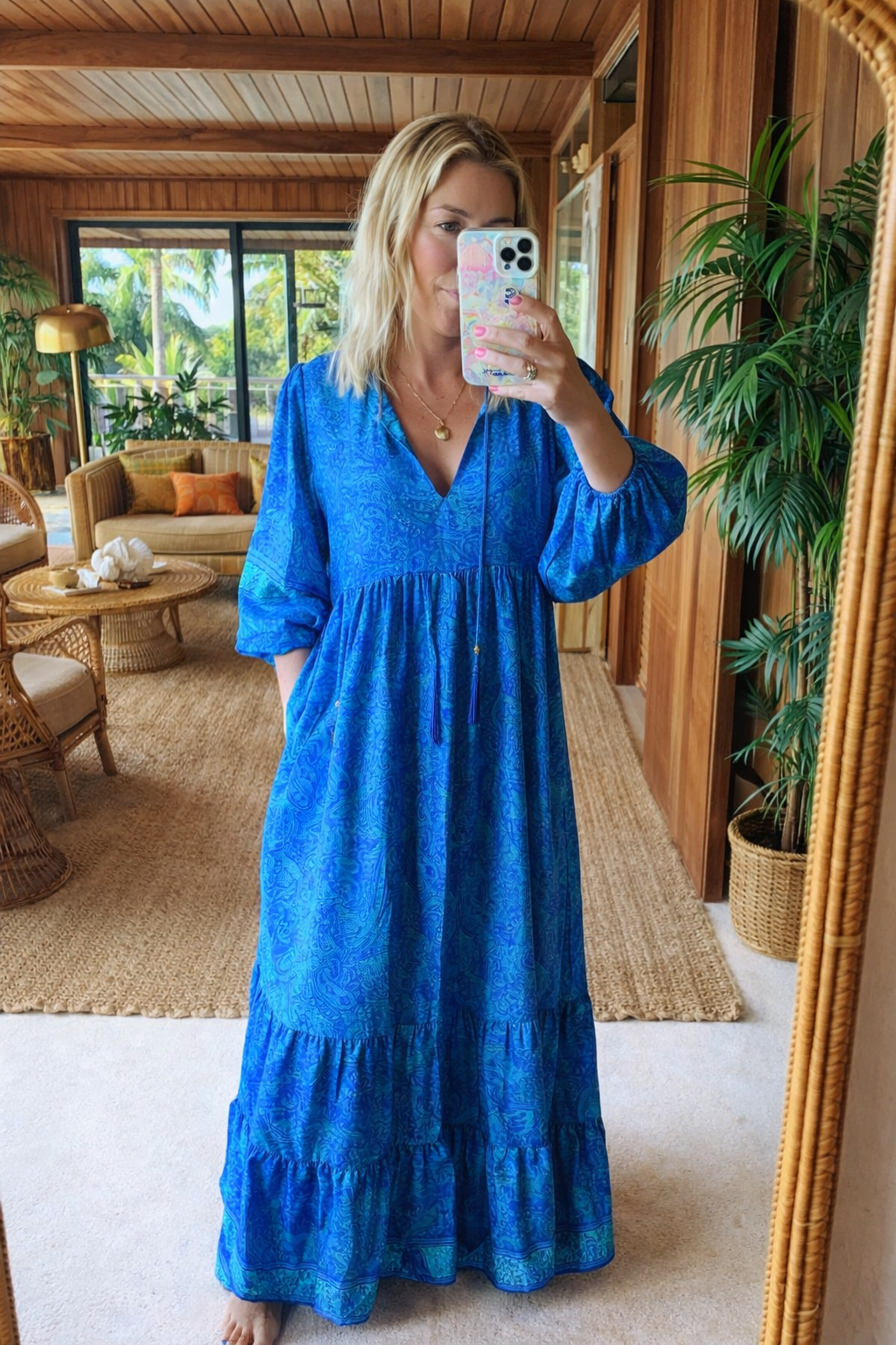 Magnolia dress ~ Ocean