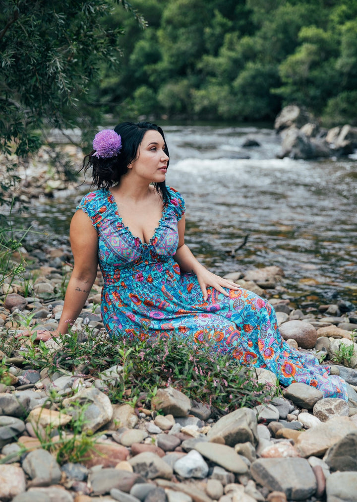 Dulcie Dress ~ Turquoise