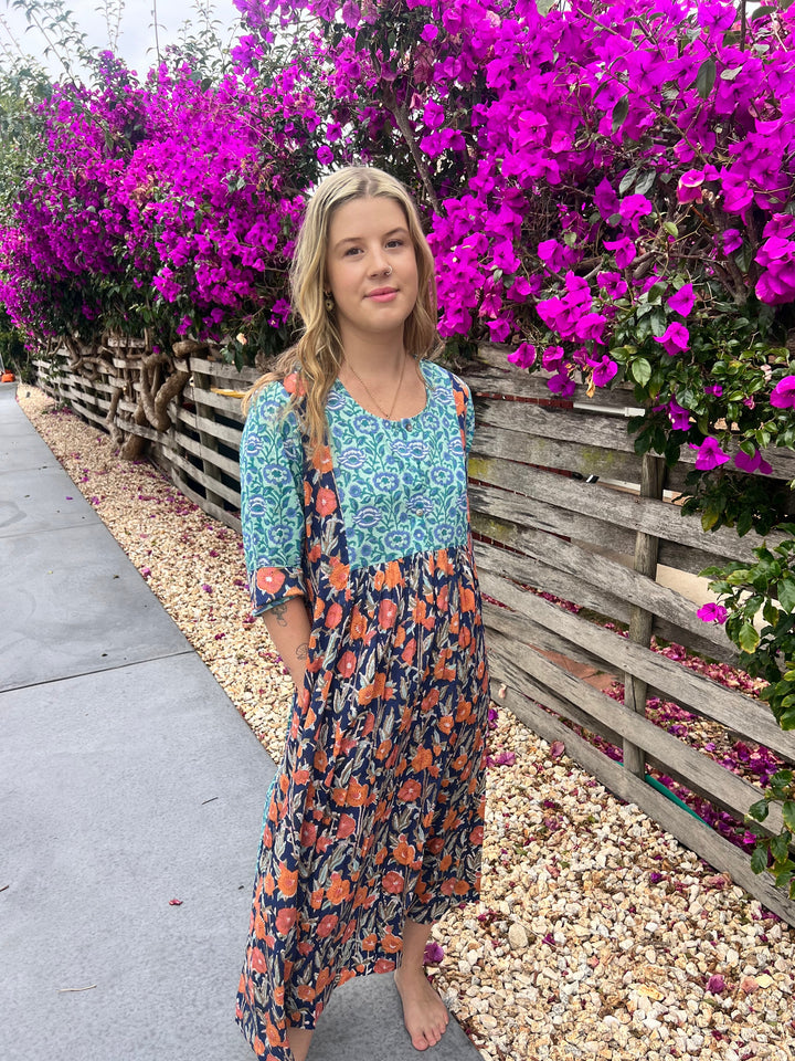 Saffron Dress ~ Blue