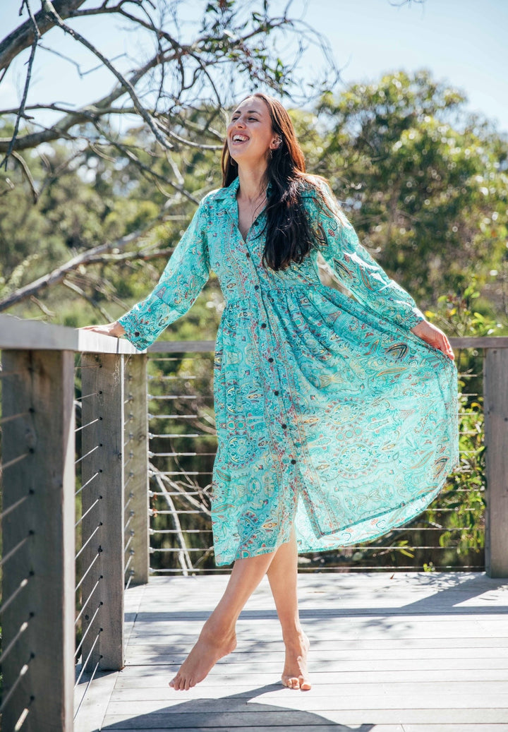 Oozie shirt dress