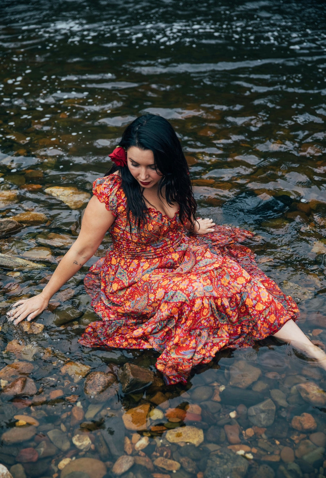 Dulcie Dress ~ Rouge