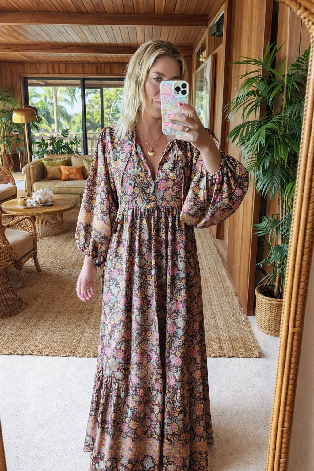 Magnolia dress ~ Chocolate