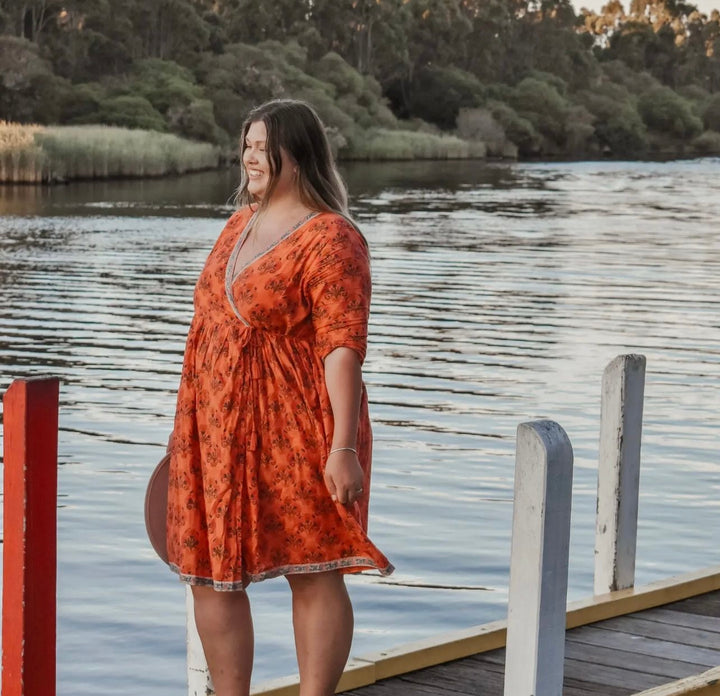 Sienna Sister Dress ~ sunset
