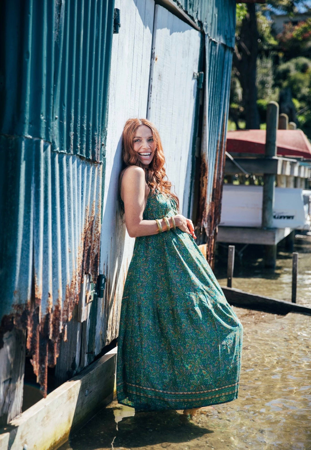 Iris Sun Dress ~ Green