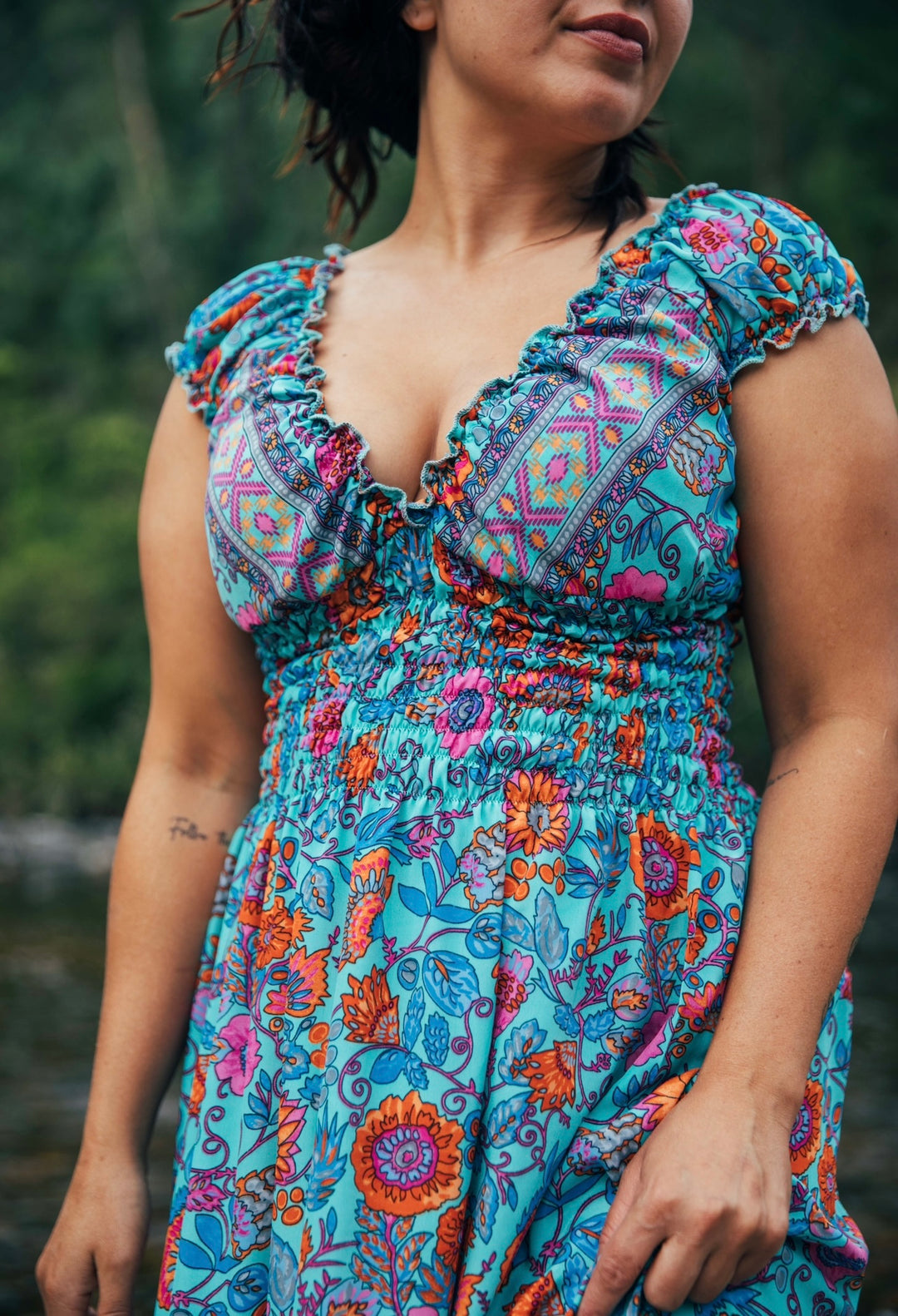 Dulcie Dress ~ Turquoise