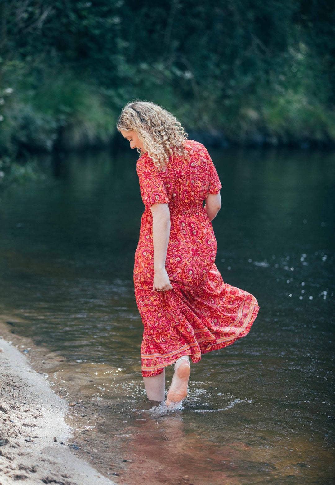 Flamingo Dress ~ Red