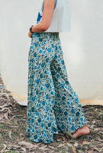 Load image into Gallery viewer, Rosa Pants ~ Cream and Teal
