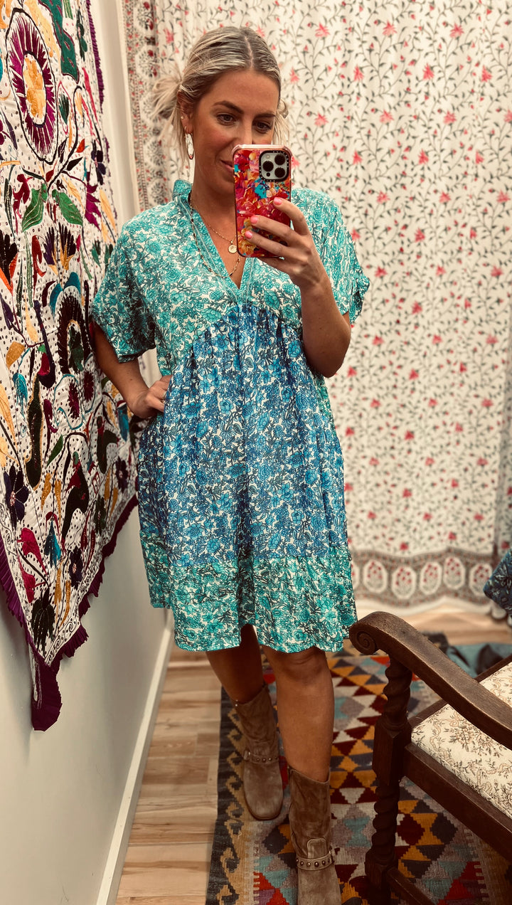 Tessa Dress ~ Blue