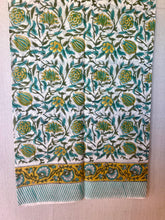 Load image into Gallery viewer, Sunshine Sarong - White/mustard/green
