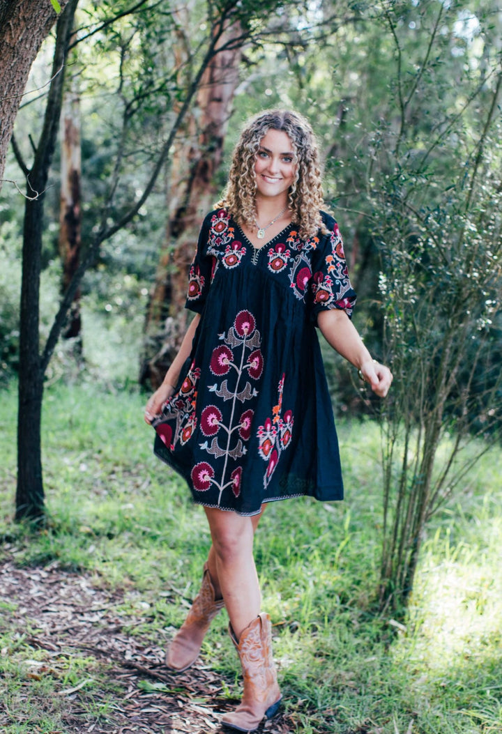 Mexico Dress ~ Black