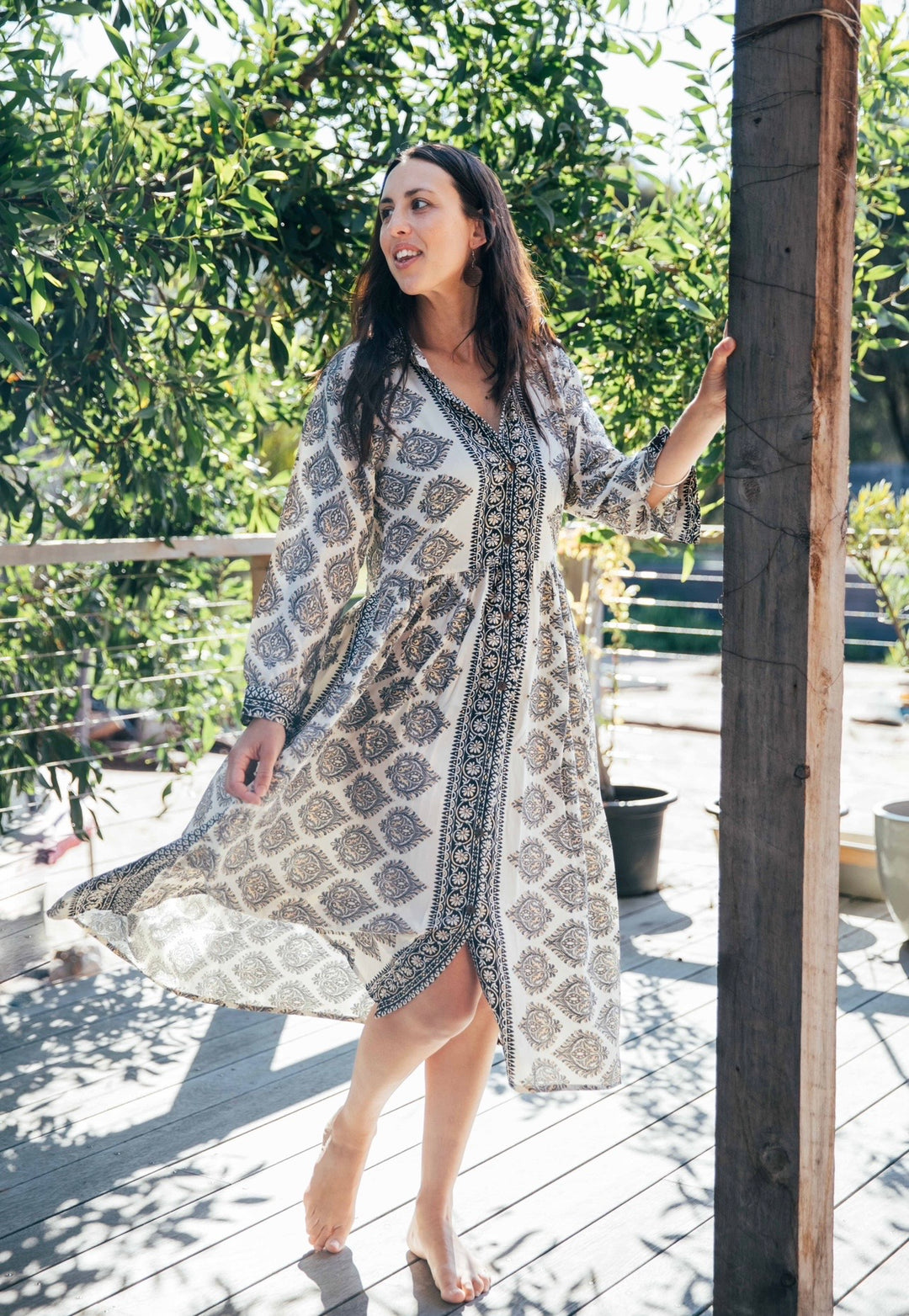 Oozie shirt dress ~ Blanche
