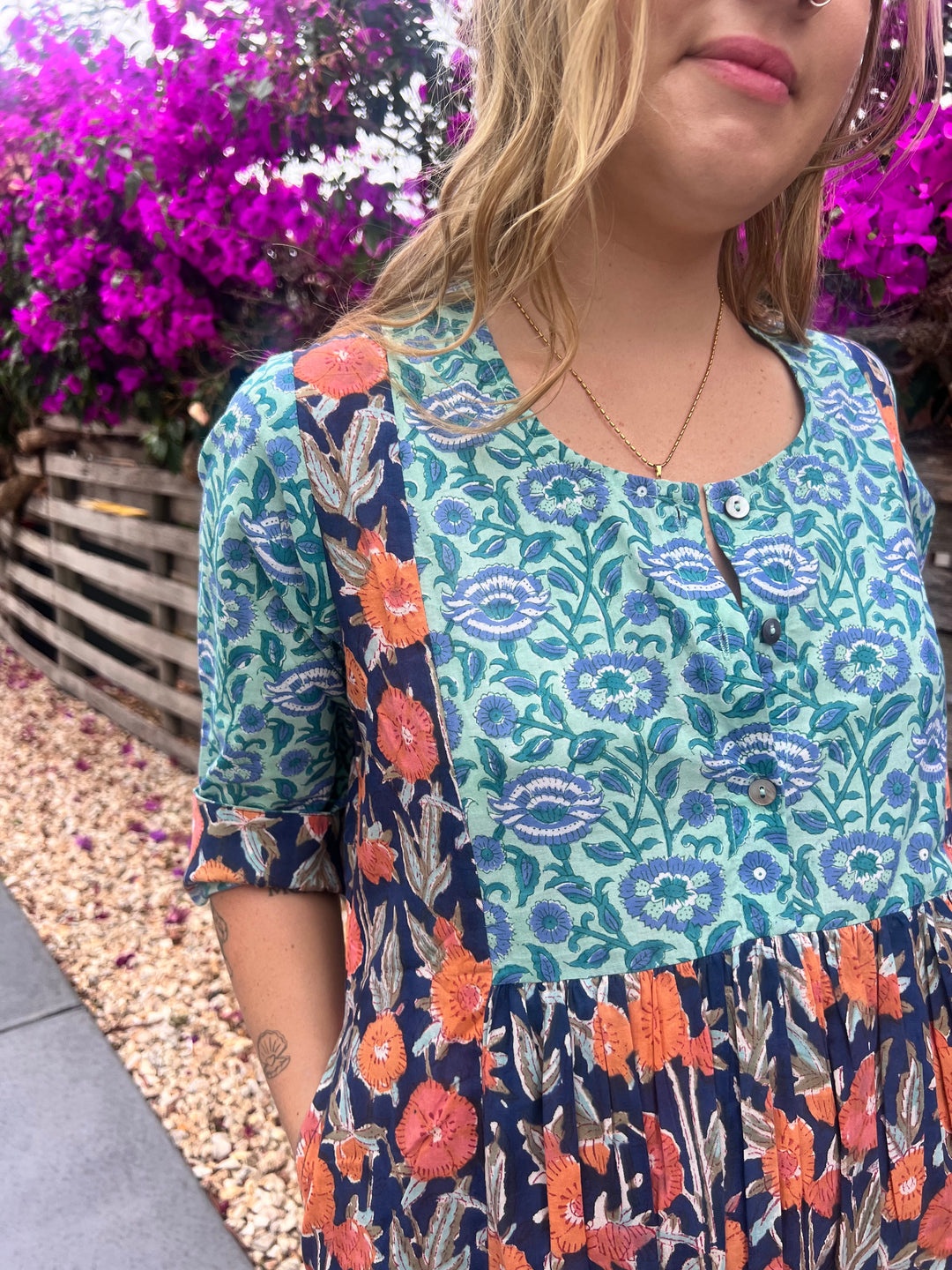 Saffron Dress ~ Blue