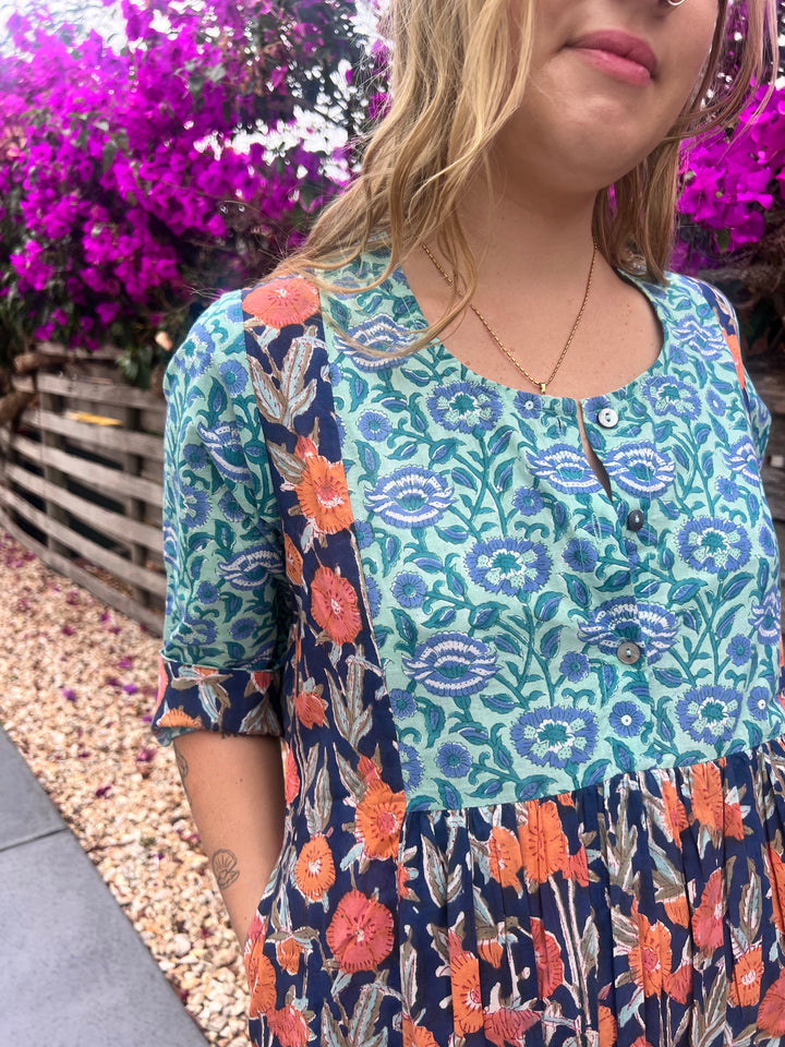 Saffron Dress ~ Blue