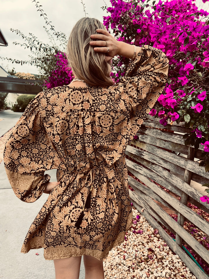 Juno blouse ~ Tobacco