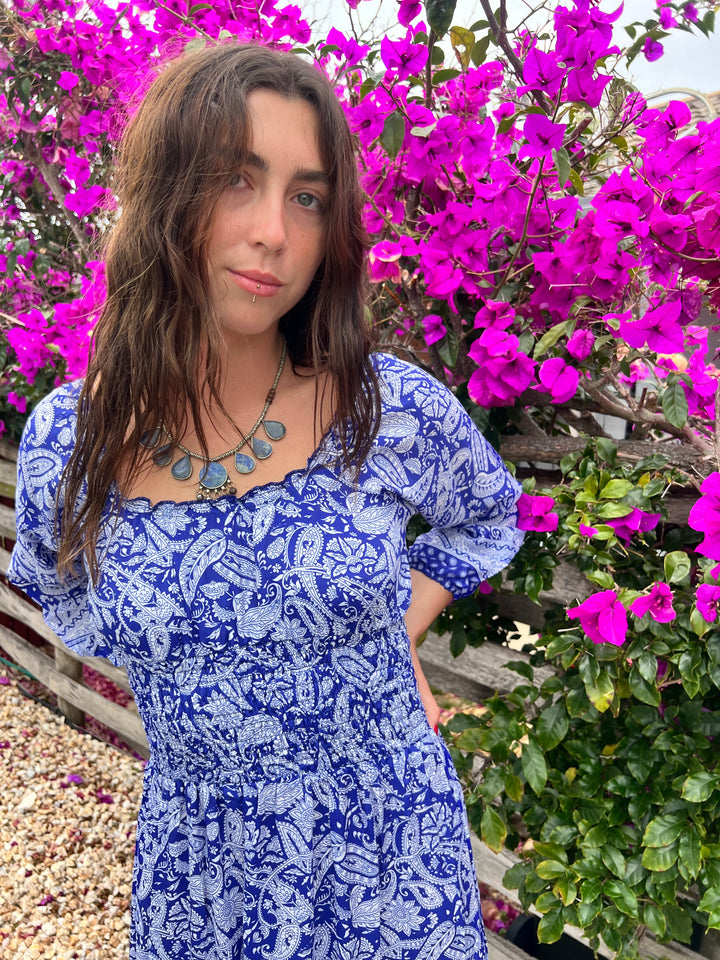 Valentina Dress ~ China blue