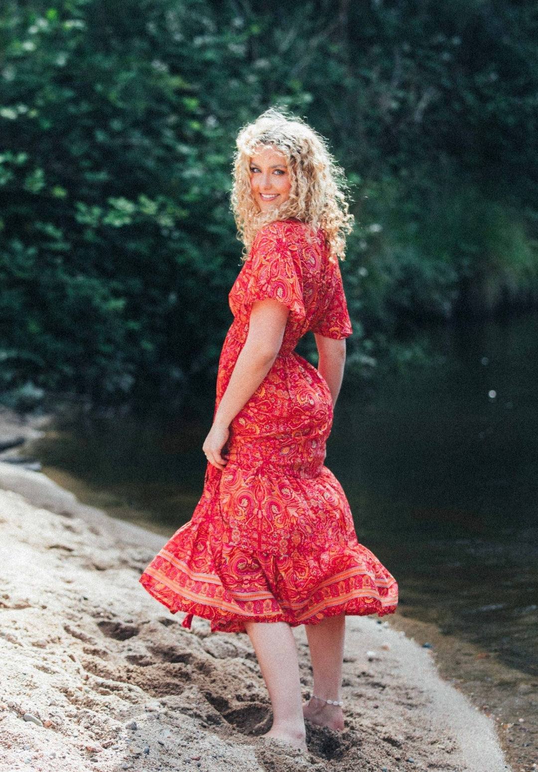 Flamingo Dress ~ Red