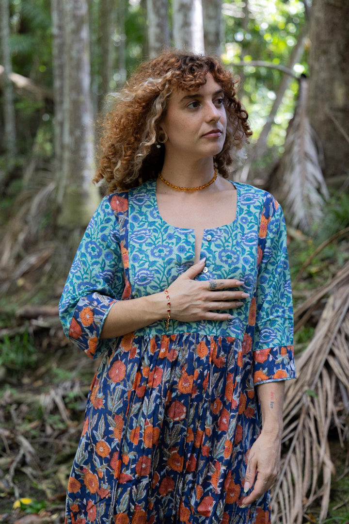 Saffron Dress ~ Blue