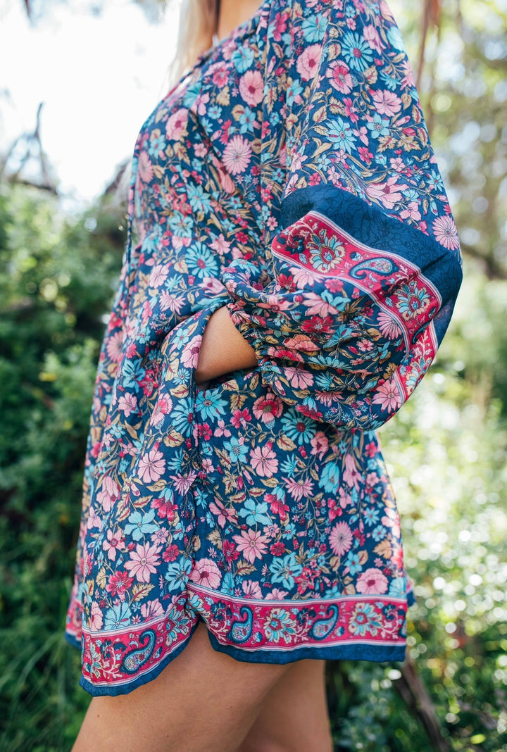 Juno blouse ~ Navy