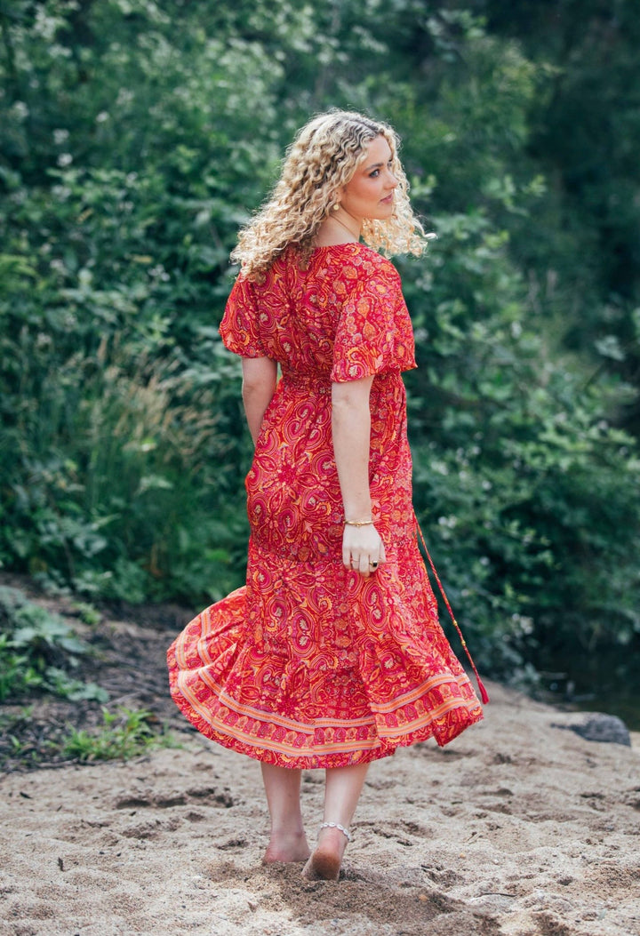 Flamingo Dress ~ Red