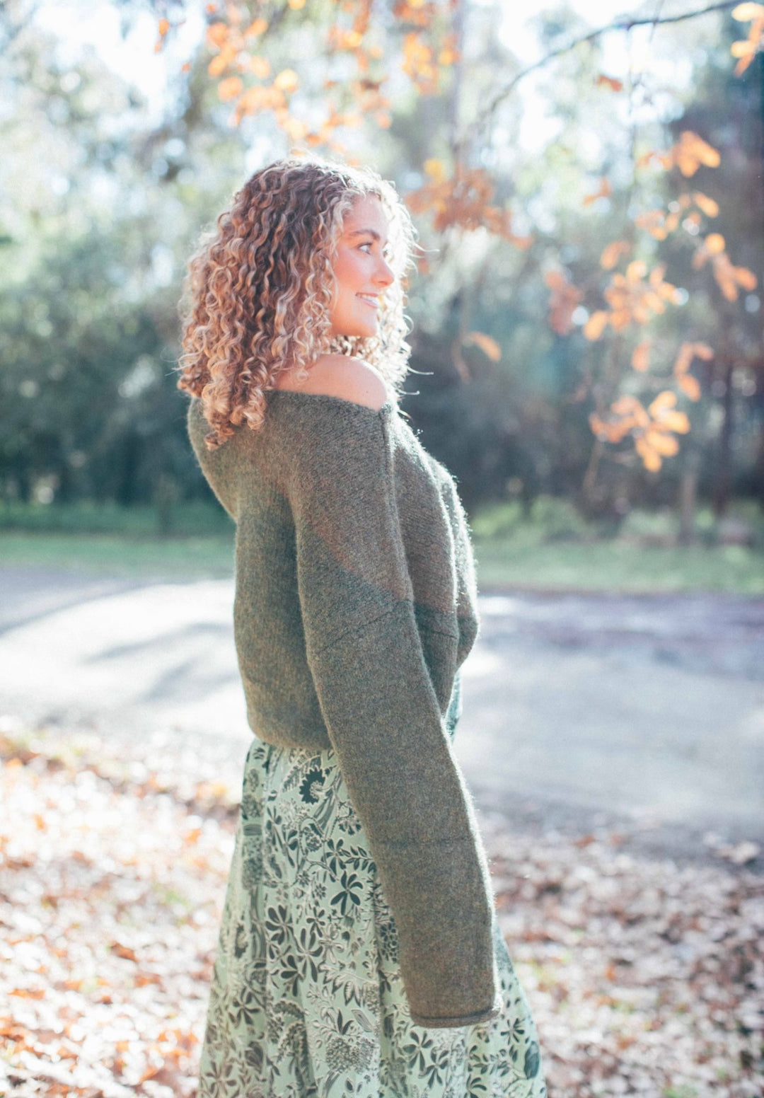 Fireside knit ~ Moss