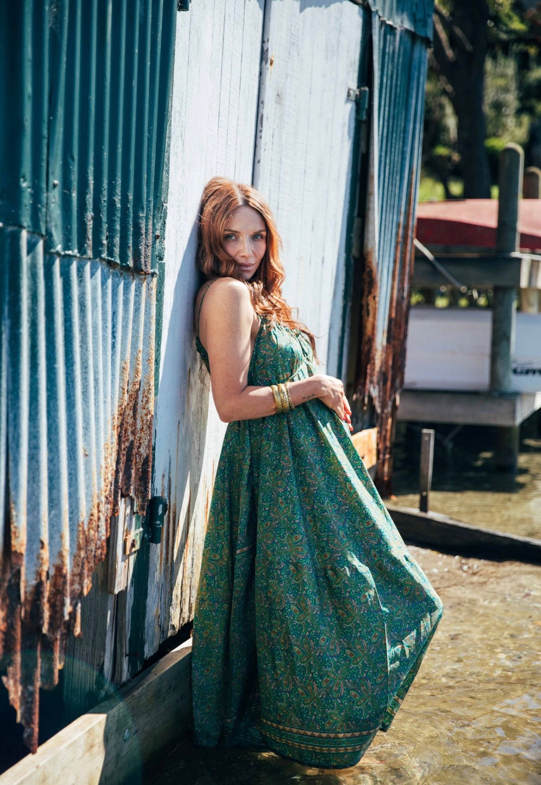 Iris Sun Dress ~ Green