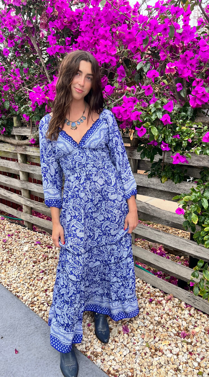 Valentina Dress ~ China blue