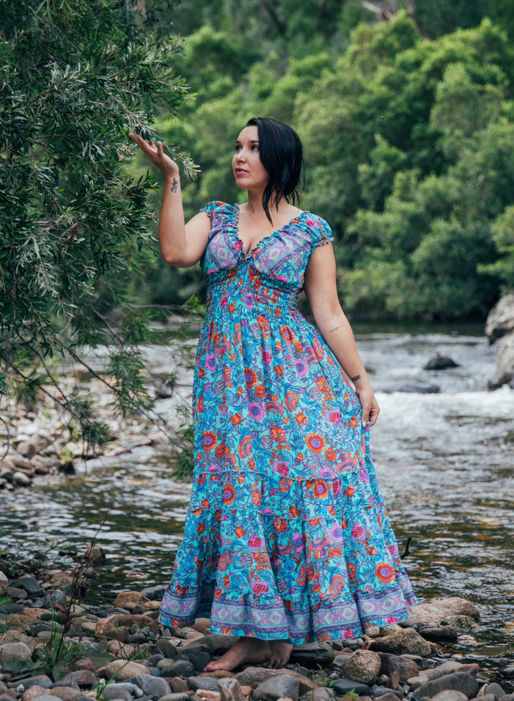 Dulcie Dress ~ Turquoise