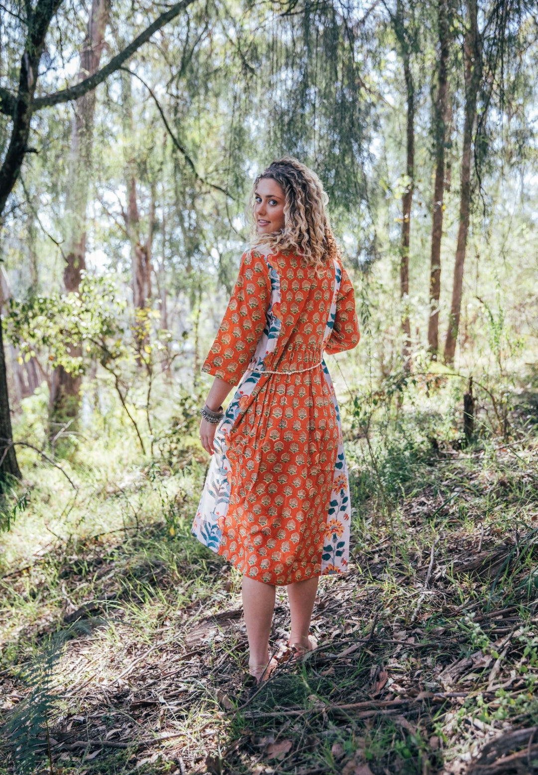 Saffron Dress ~ Tangerine