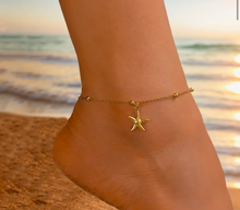 Load image into Gallery viewer, Star of the sea anklet
