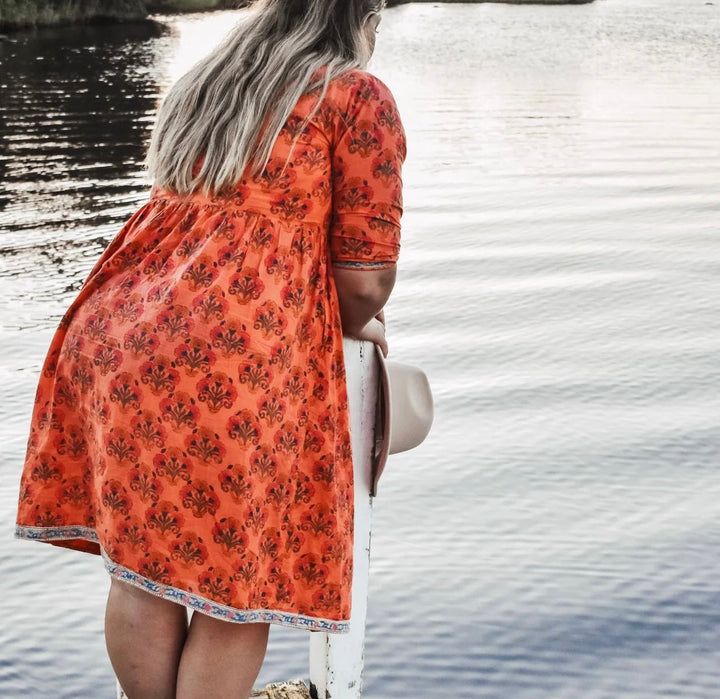 Sienna Sister Dress ~ sunset