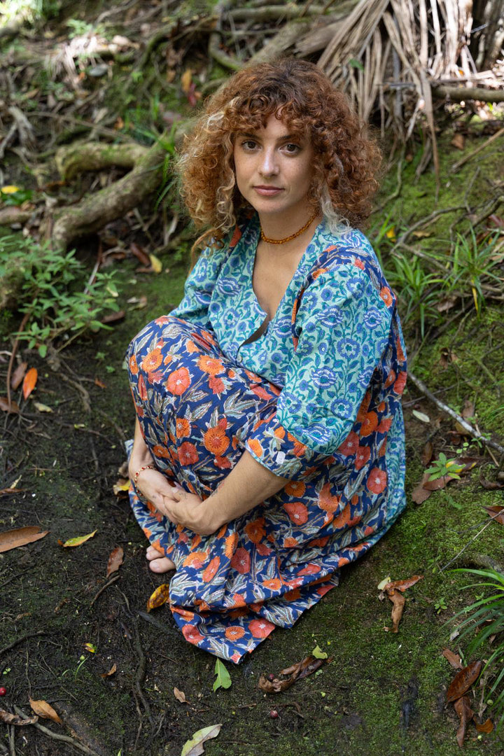 Saffron Dress ~ Blue