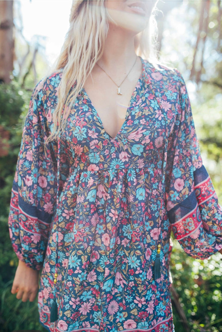 Juno blouse ~ Navy