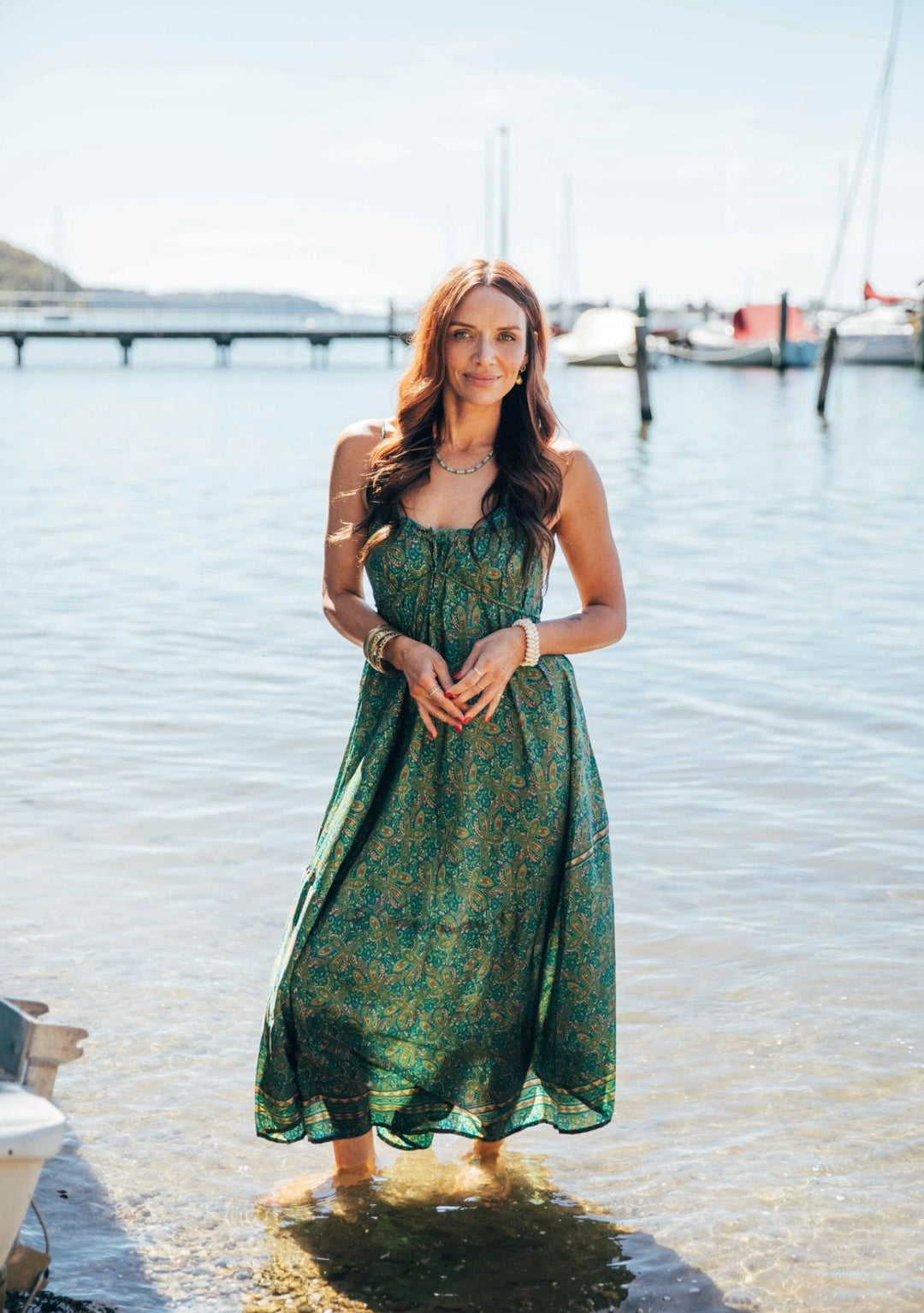 Iris Sun Dress ~ Green