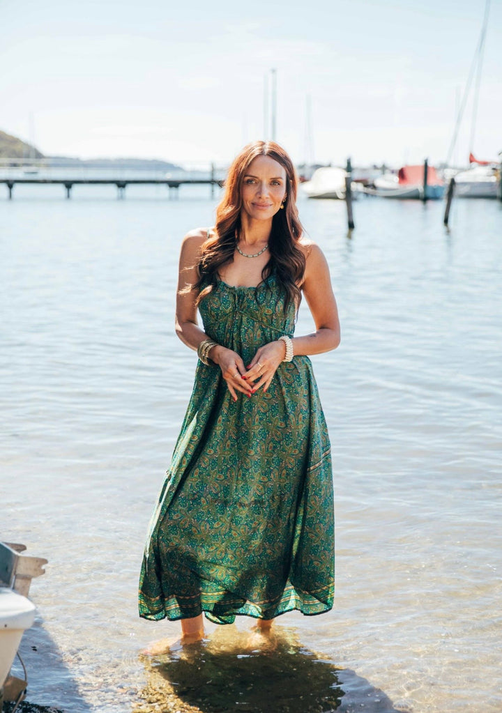 Iris Sun Dress ~ Green