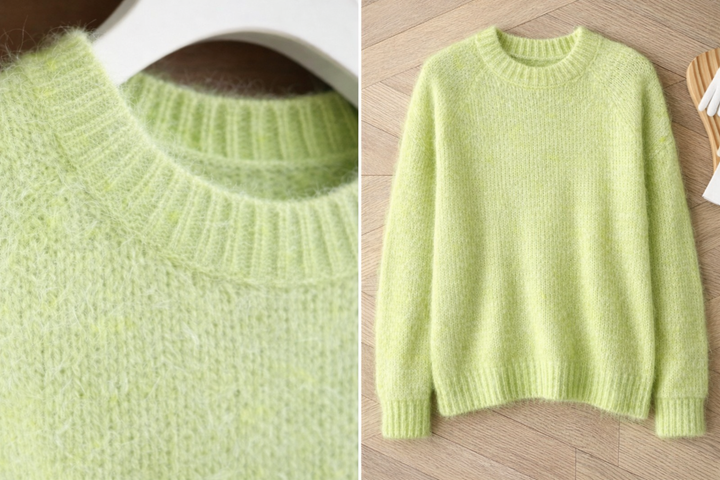 Mohair knit - Lime