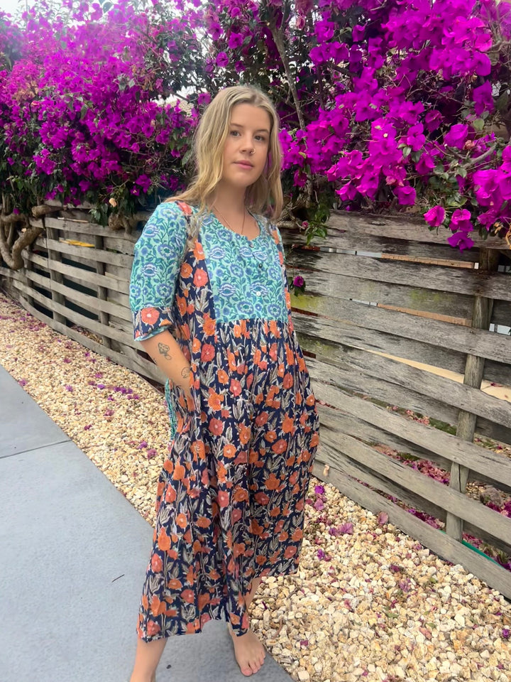 Saffron Dress ~ Blue