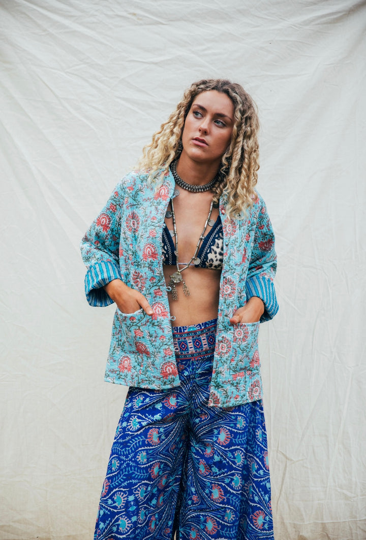 Violet reversible jacket ~ Blue