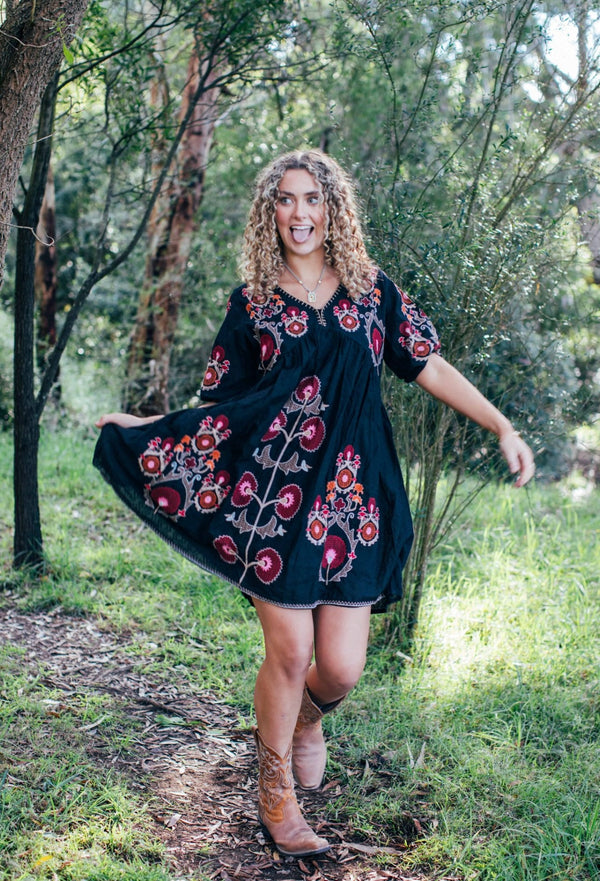 Mexico Dress ~ Black