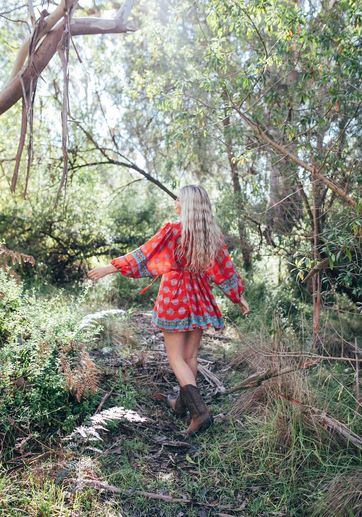 Juno Blouse ~ Red
