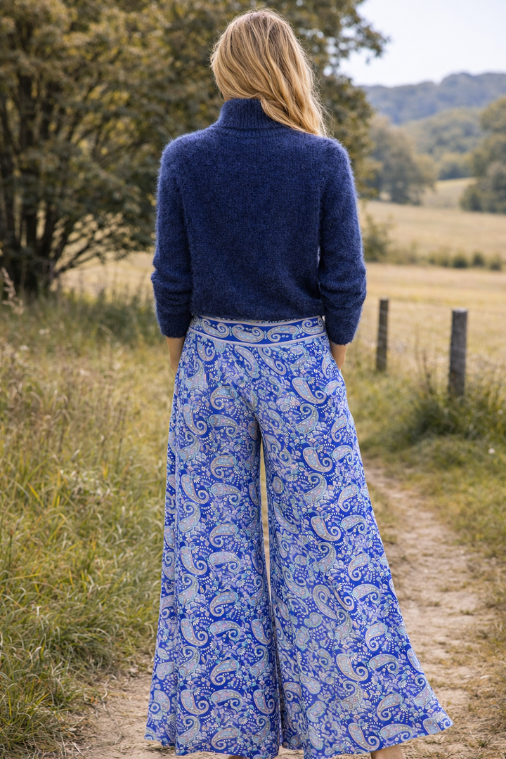 Angora Roll neck - Navy