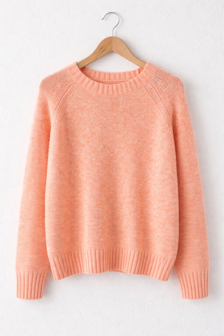 Mohair knit - Peach