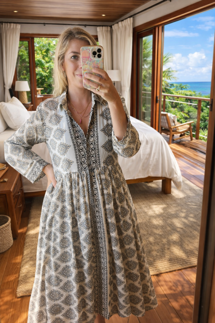Oozie shirt dress ~ Blanche