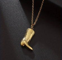 Load image into Gallery viewer, Golden Cowboy necklace
