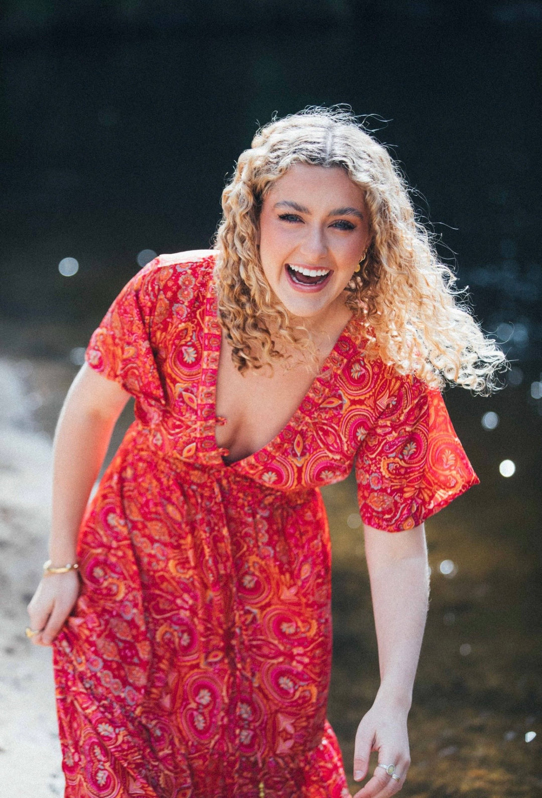 Flamingo Dress ~ Red