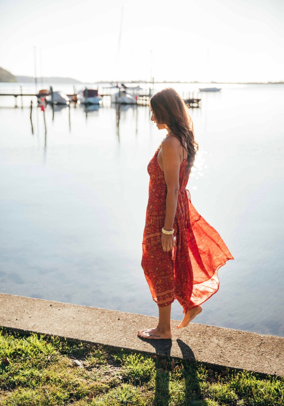 Iris Sun Dress ~ Red