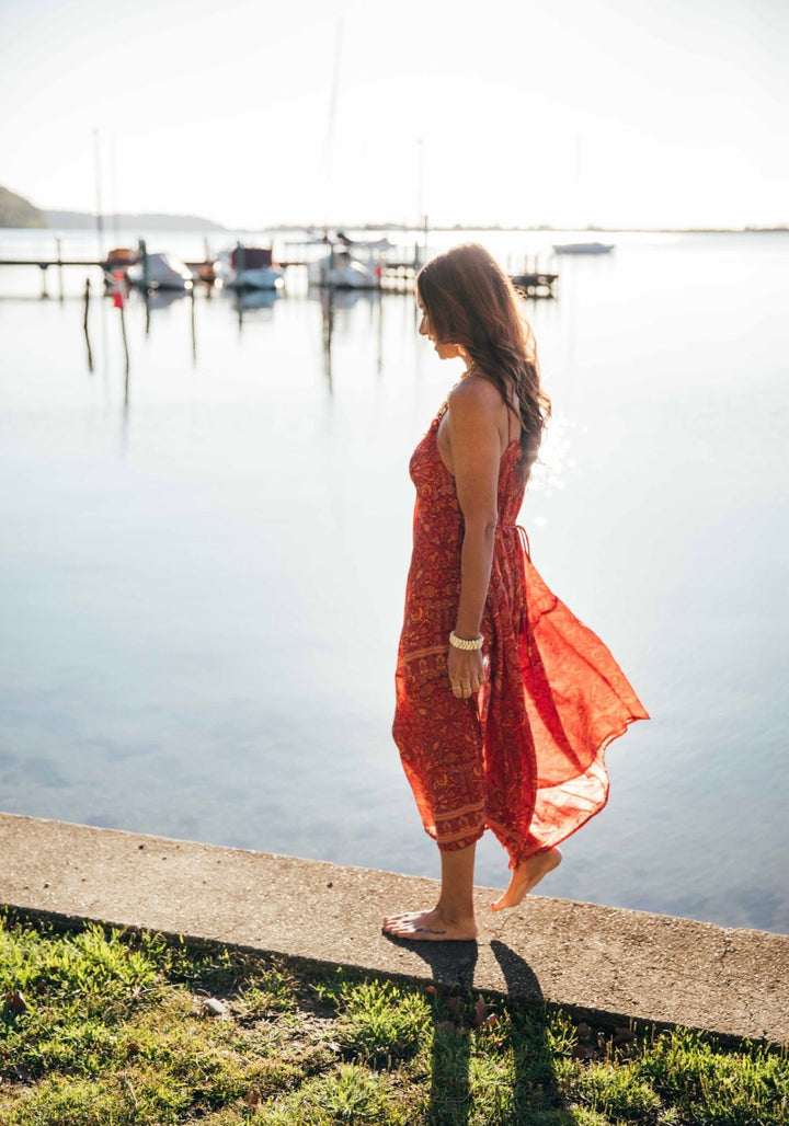 Iris Sun Dress ~ Red
