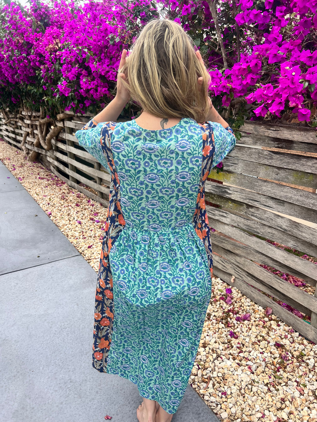 Saffron Dress ~ Blue